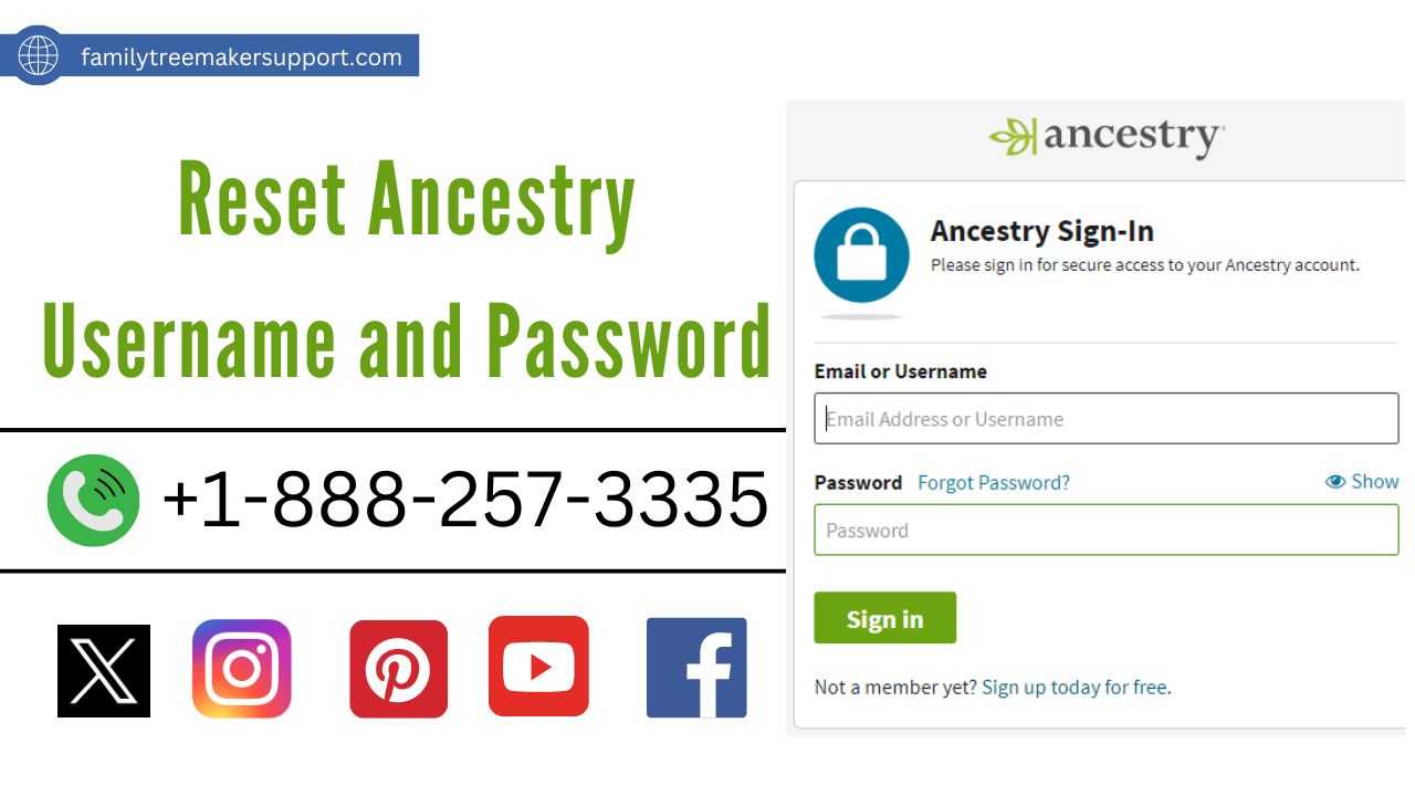 How To Reset Your Ancestry Username And Password?